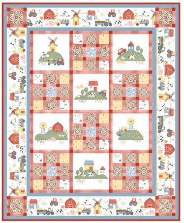 Fields & Fences - Quilt Kit 54"x66"