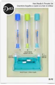 Hand Needles and Threader Set