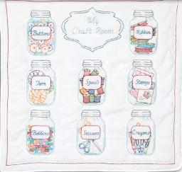 Mason Jars Wall Quilt