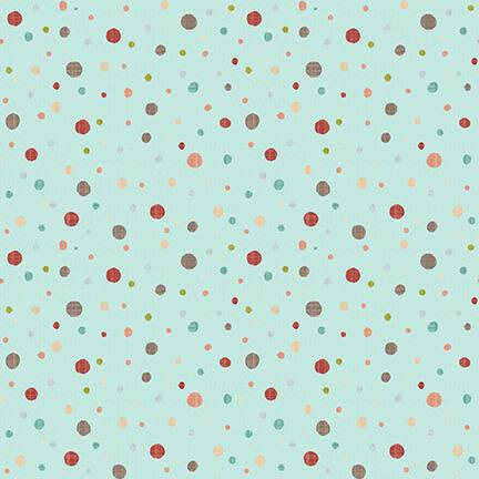Countdown To Christmas - Light Blue With Dots