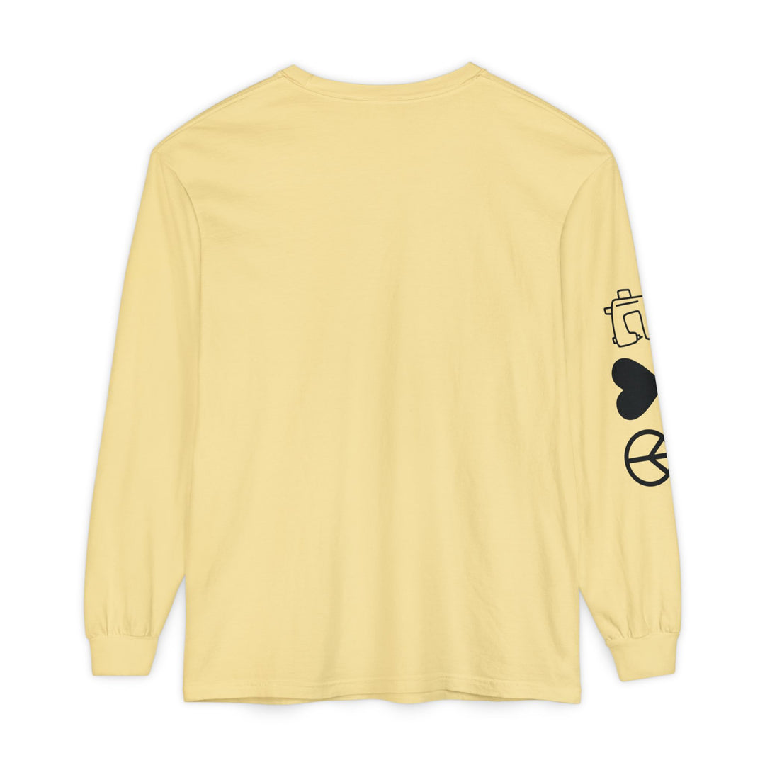 Eat Sleep Quilt Repeat Long Sleeve Tee — Threads of Time Quilt Retreat, Danville IL