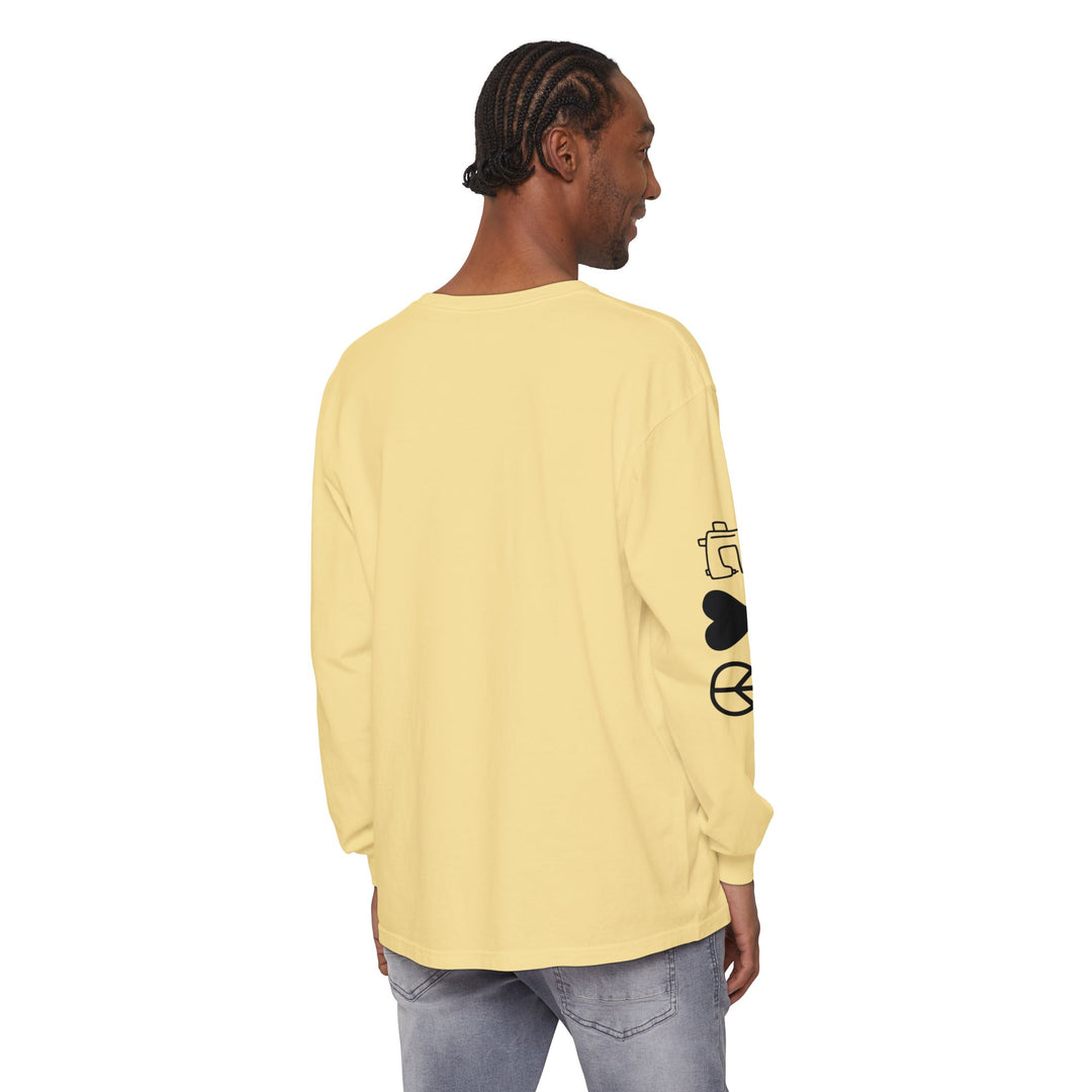 Eat Sleep Quilt Repeat Long Sleeve Tee — Threads of Time Quilt Retreat, Danville IL
