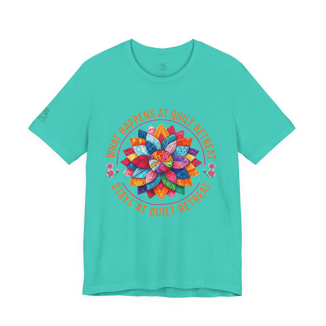 Quilt Retreat T-Shirt | Sewing Machine Tee, Crafting Shirt