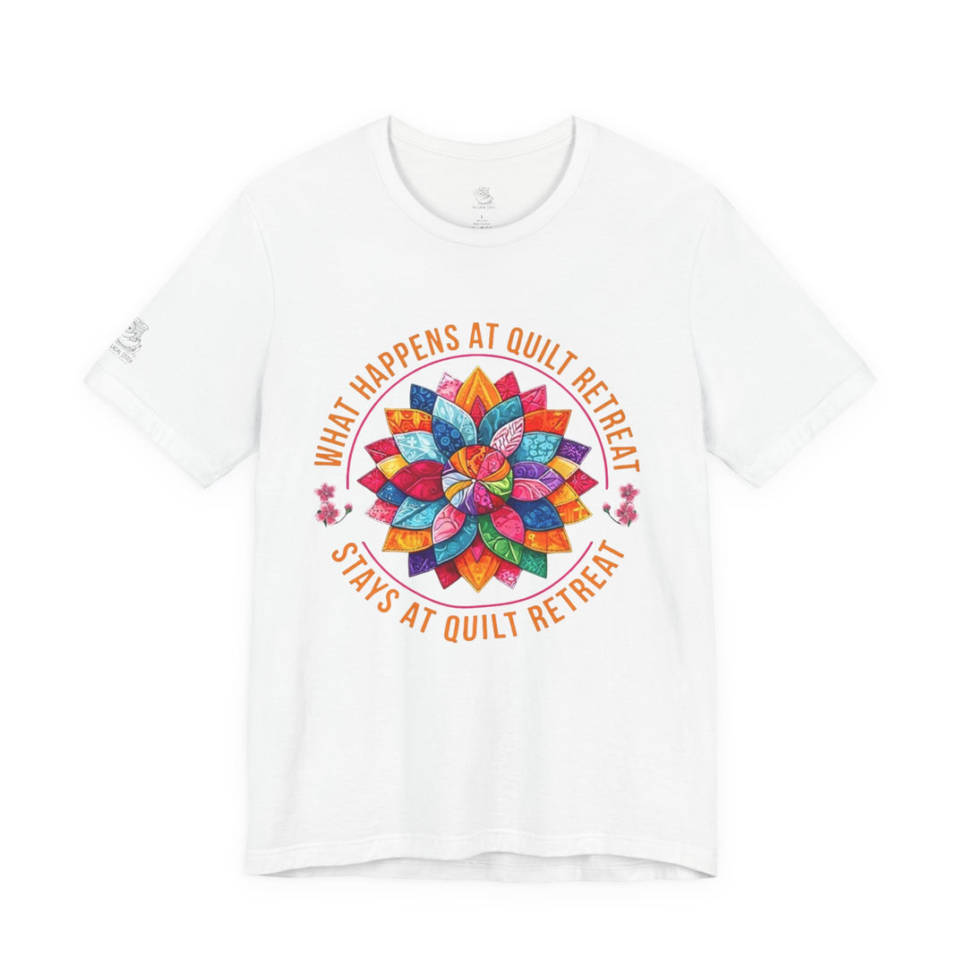 Quilt Retreat T-Shirt | Sewing Machine Tee, Crafting Shirt