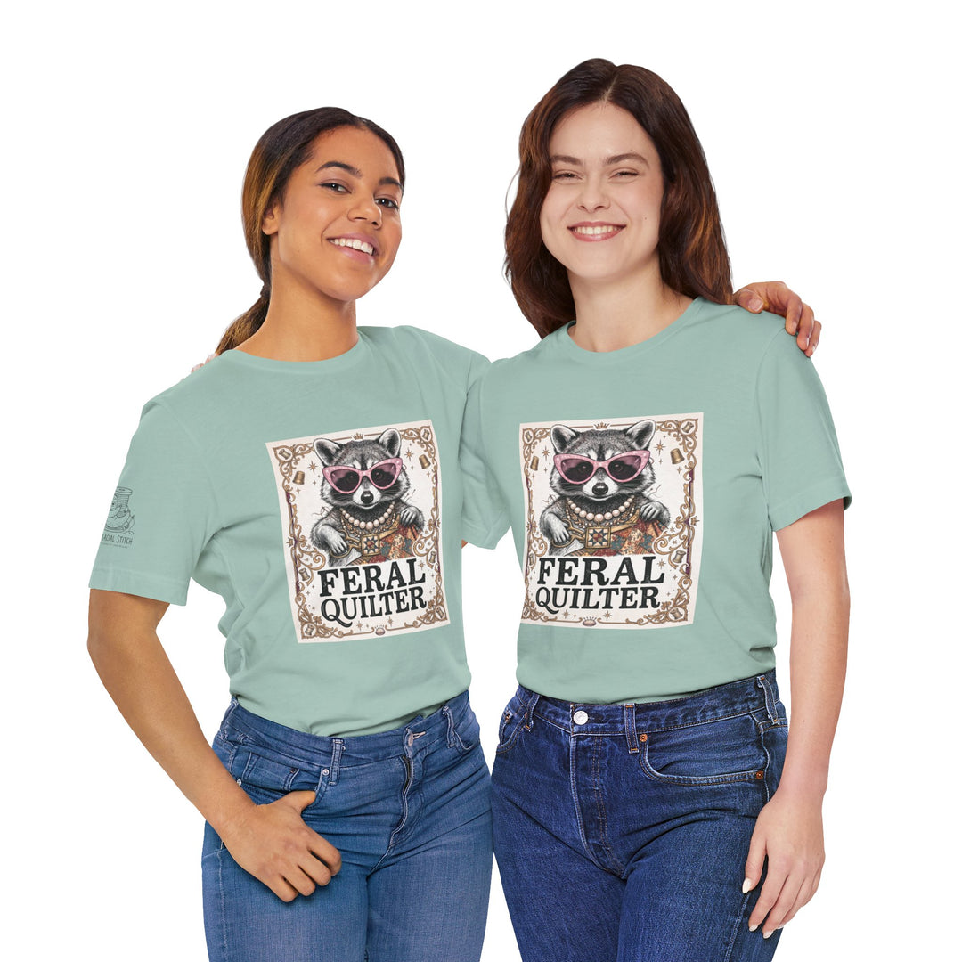 Feral Quilter - Unisex Jersey Short Sleeve Tee