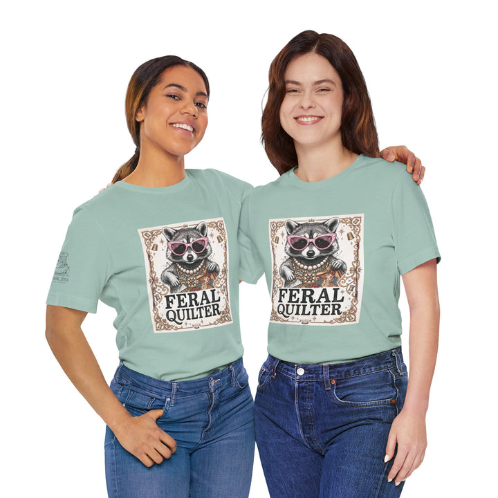 Feral Quilter - Unisex Jersey Short Sleeve Tee
