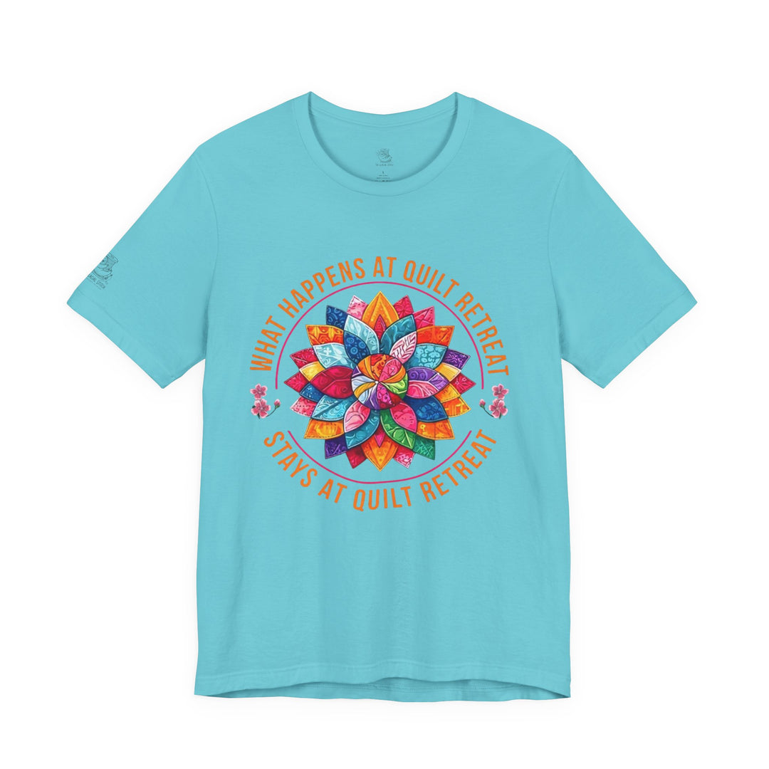 Quilt Retreat T-Shirt | Sewing Machine Tee, Crafting Shirt