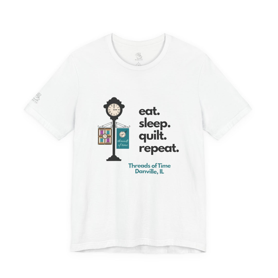 Threads of Time - Unisex Jersey Short Sleeve Tee