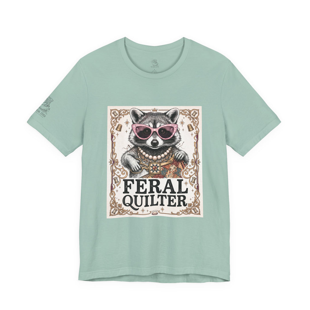 Feral Quilter - Unisex Jersey Short Sleeve Tee