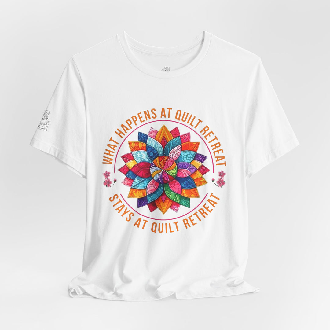 Quilt Retreat T-Shirt | Sewing Machine Tee, Crafting Shirt