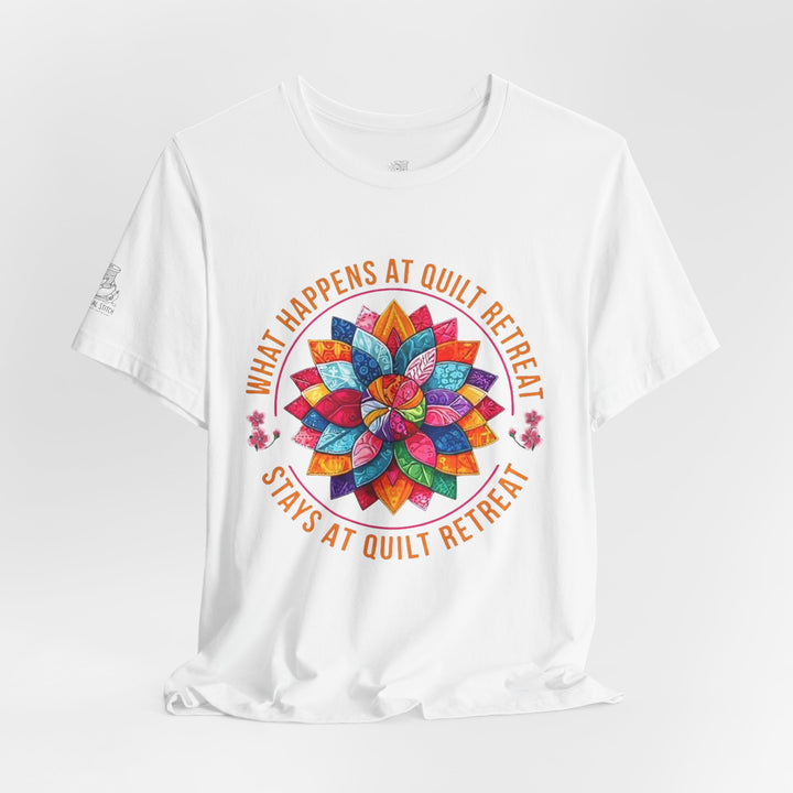 Quilt Retreat T-Shirt | Sewing Machine Tee, Crafting Shirt