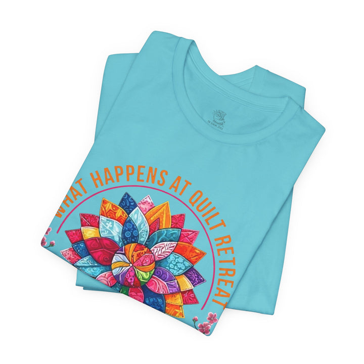 Quilt Retreat T-Shirt | Sewing Machine Tee, Crafting Shirt
