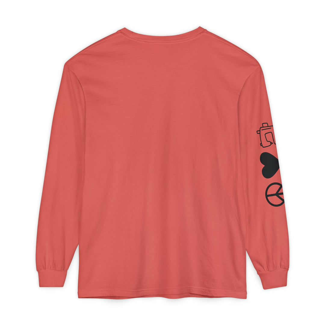 Eat Sleep Quilt Repeat Long Sleeve Tee — Threads of Time Quilt Retreat, Danville IL