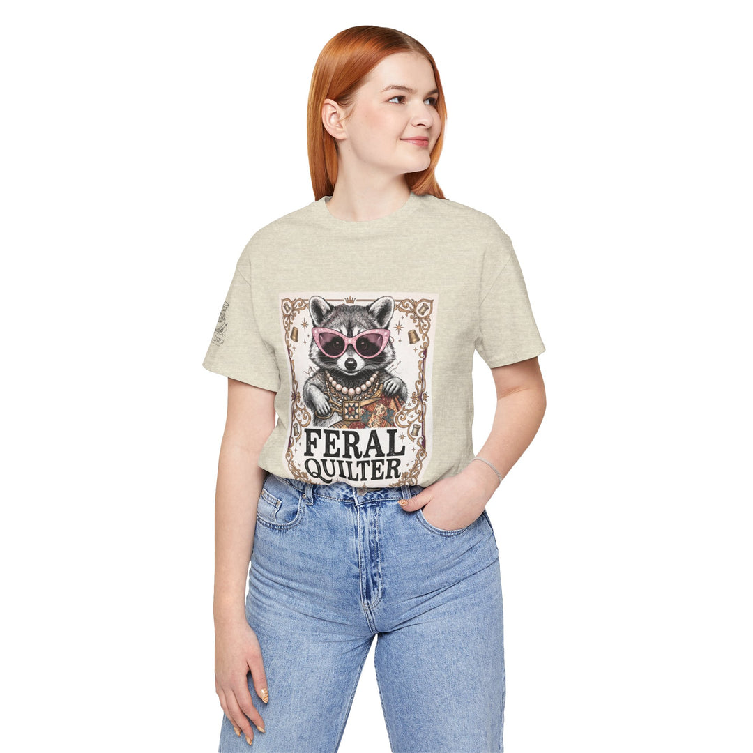 Feral Quilter - Unisex Jersey Short Sleeve Tee