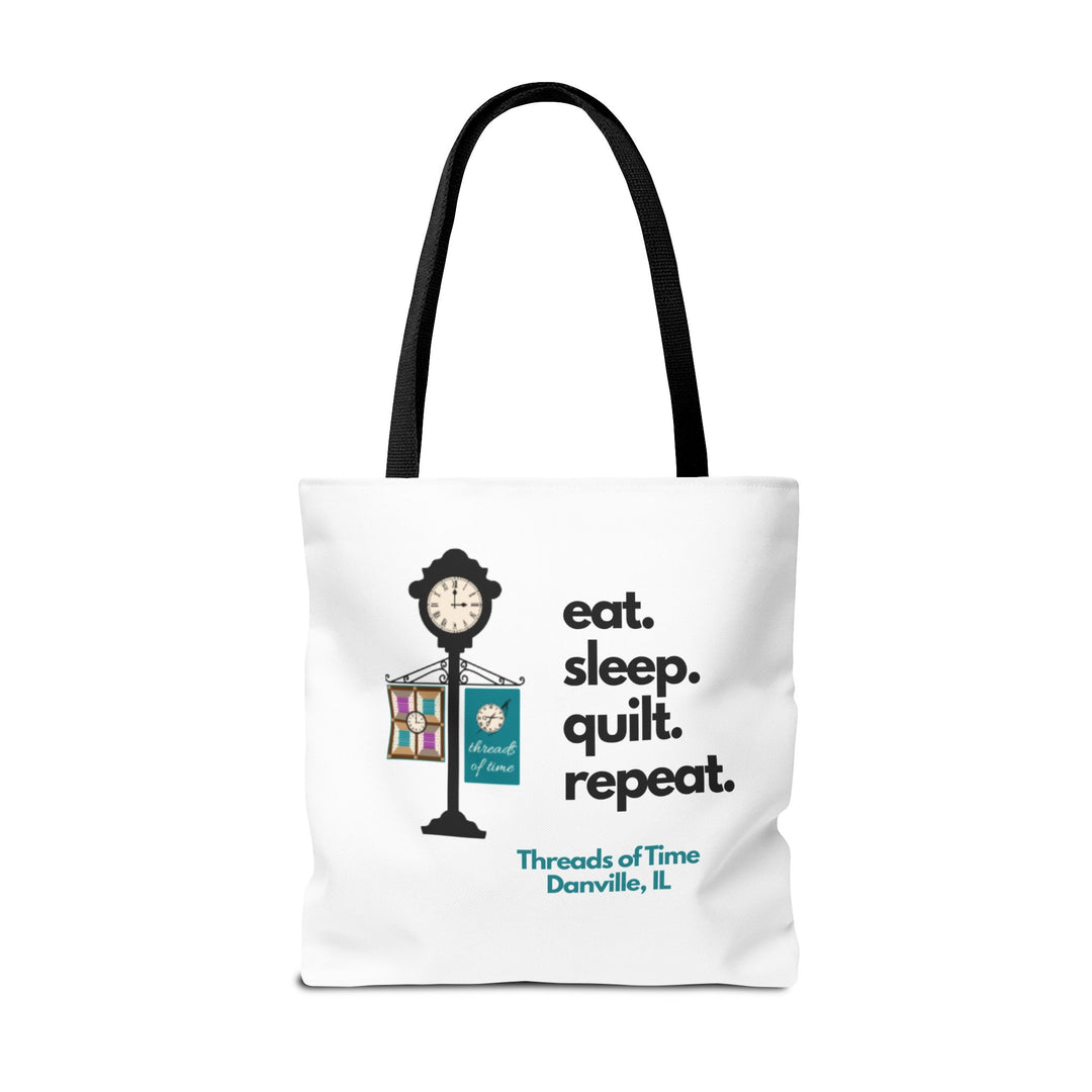 Threads of Time Canvas Tote Bag | Danville IL