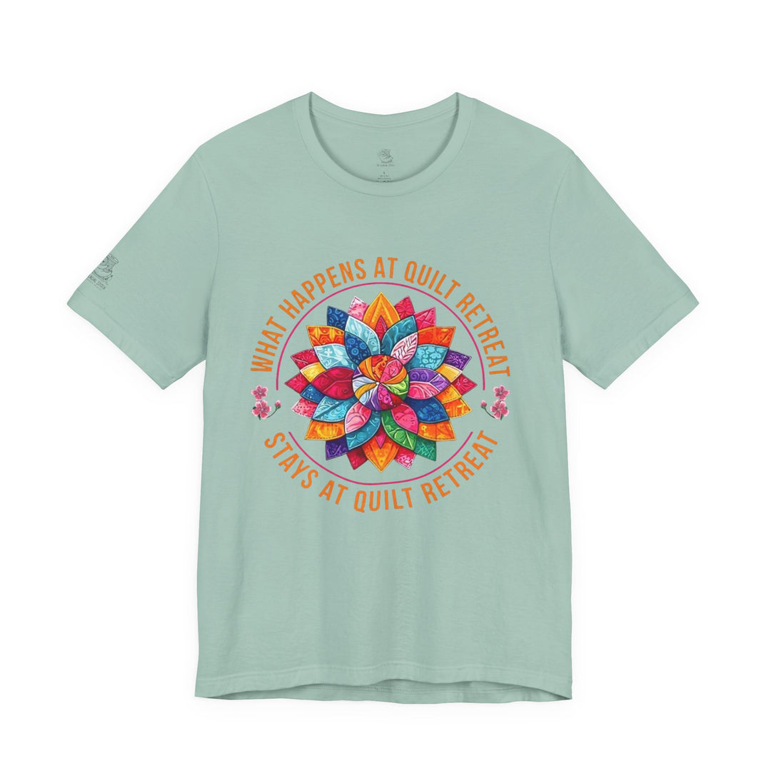 Quilt Retreat T-Shirt | Sewing Machine Tee, Crafting Shirt