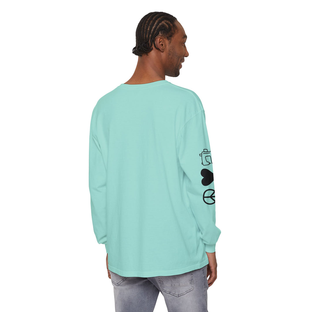 Eat Sleep Quilt Repeat Long Sleeve Tee — Threads of Time Quilt Retreat, Danville IL