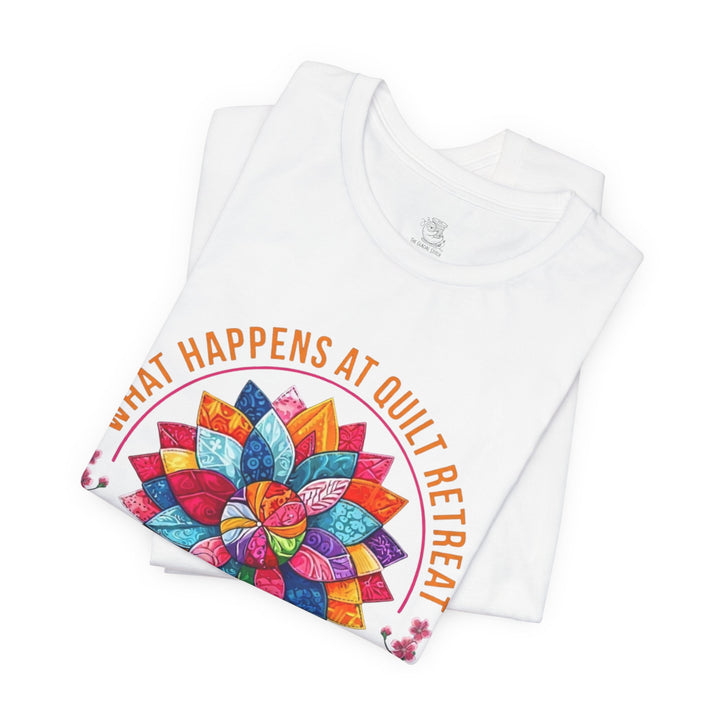 Quilt Retreat T-Shirt | Sewing Machine Tee, Crafting Shirt