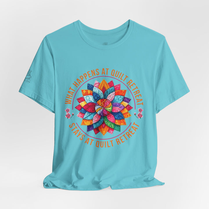 Quilt Retreat T-Shirt | Sewing Machine Tee, Crafting Shirt