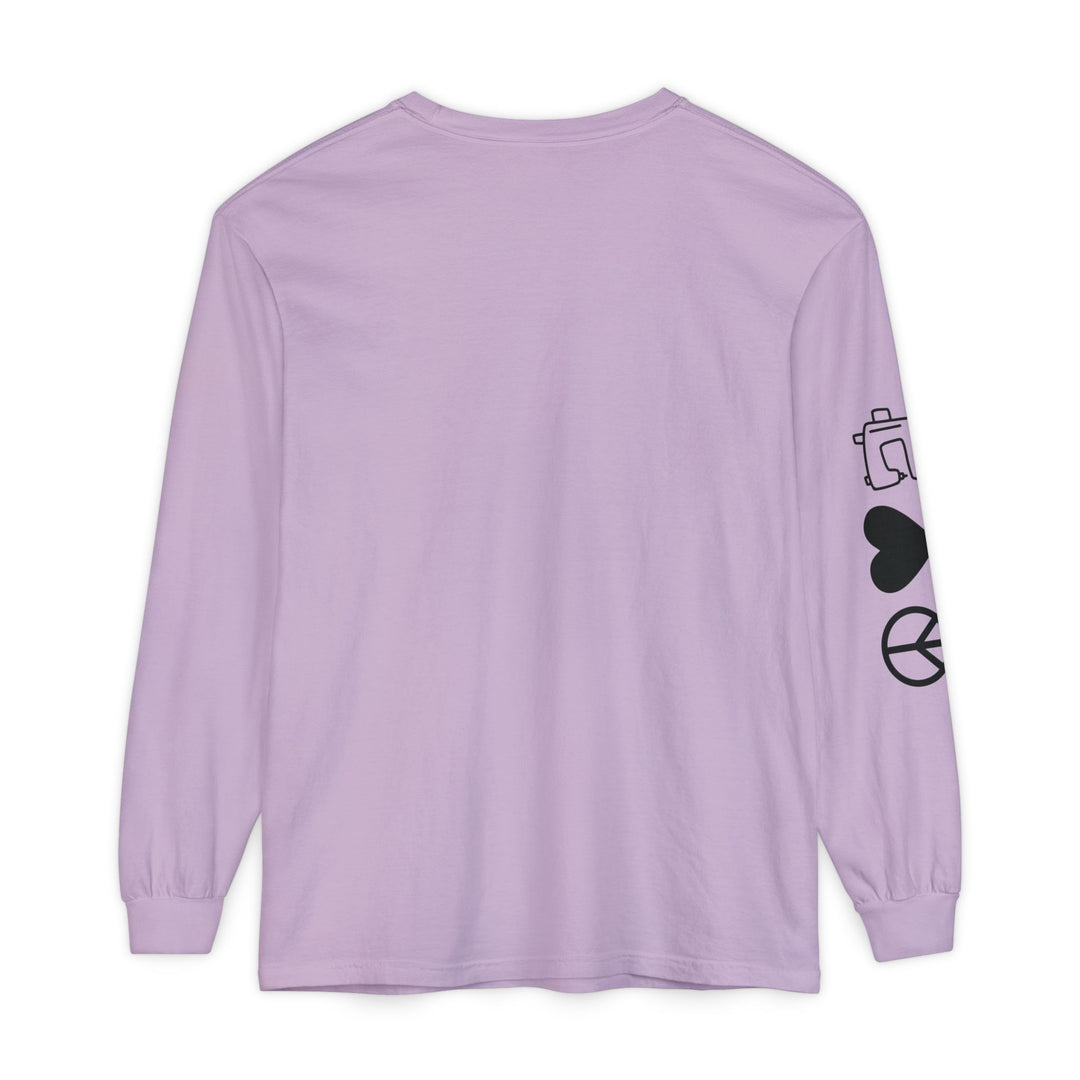 Eat Sleep Quilt Repeat Long Sleeve Tee — Threads of Time Quilt Retreat, Danville IL