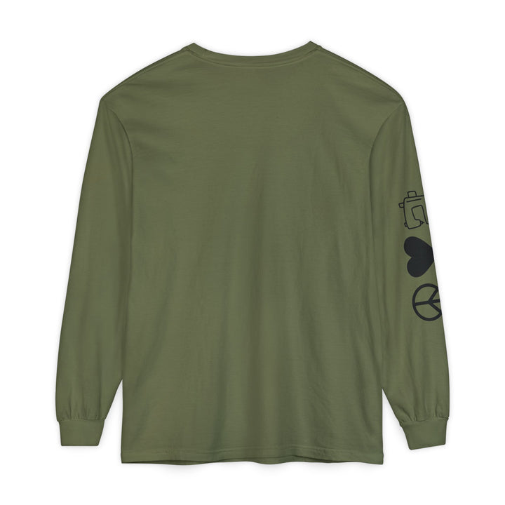 Eat Sleep Quilt Repeat Long Sleeve Tee — Threads of Time Quilt Retreat, Danville IL
