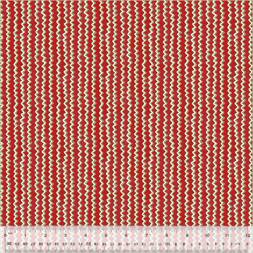 A Very Terri Christmas - Chevron Stripe Red