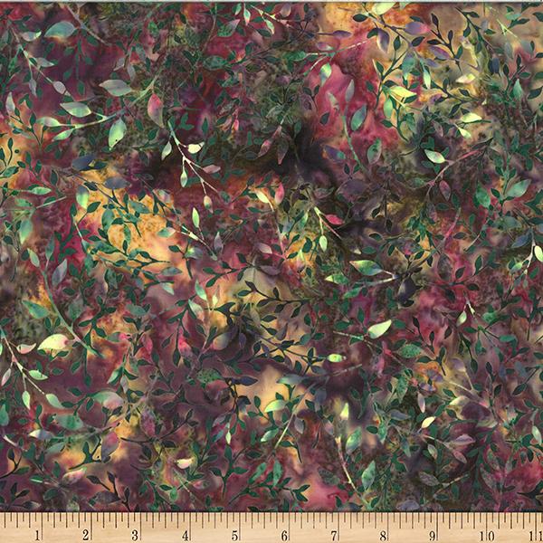 Bali Batik Christmas Leafy