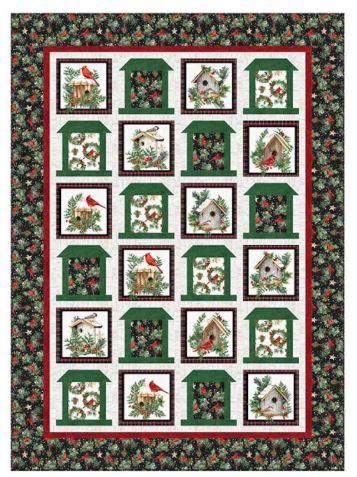 Bird Feeders and Cardinals - Quilt Pattern