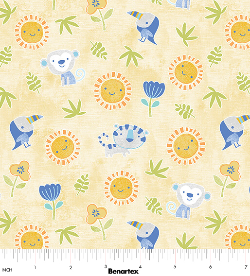 Chalk Baby Flannel - Sunshine Toss Lt.Yellow
