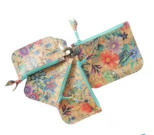 Cork Coin Purse with Key Ring
