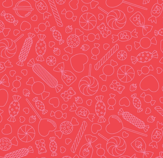Kimberbell Candy Lines - Red
