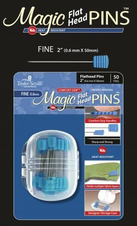 Magic Pins Flat Head fine 50pc