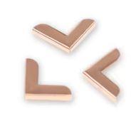Metal Corners Rose Gold