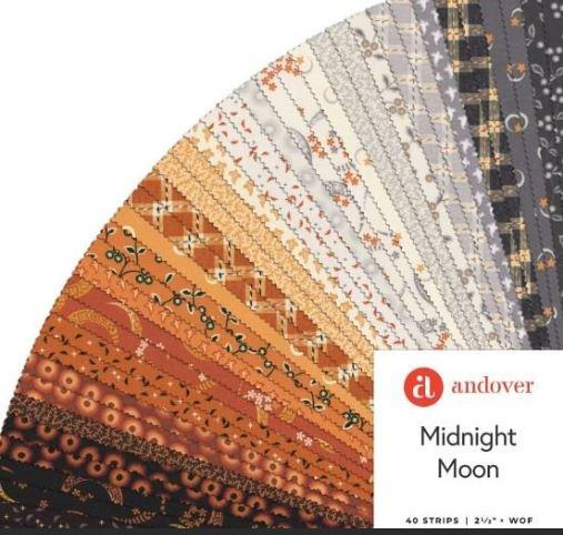Midnight Moon - 40 Pcs. 2.5" Strips