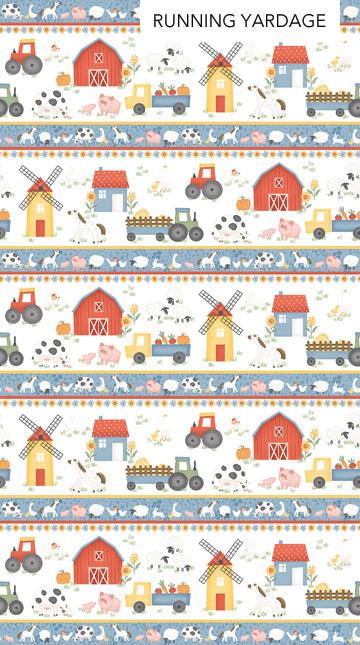 Quack Quack Moo - Border Stripe