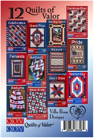 Quilt Pattern Cards 12 Quilts of Valor
