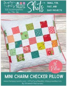 Shots - Checker Mini Charm Pillow