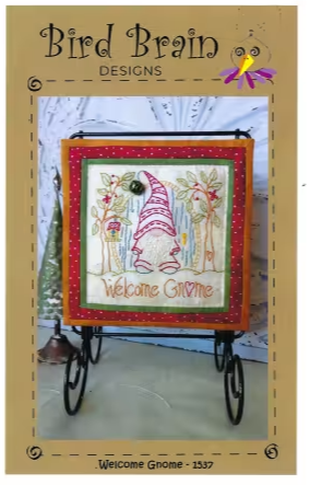 Welcome Gnome Postcard Pattern