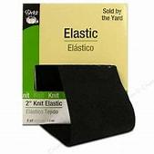 2" Knit Elastic Black