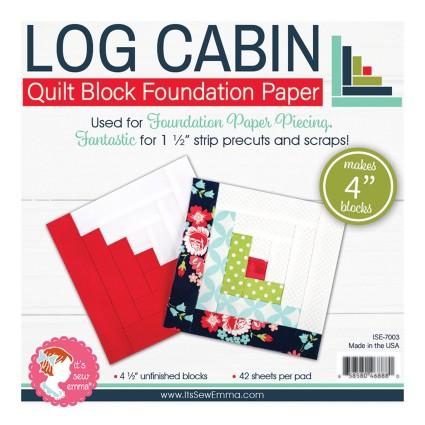 4" Log Cabin Quilt Block