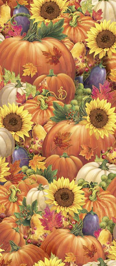 Always Give Thanks Pumpkins & Sunflowers