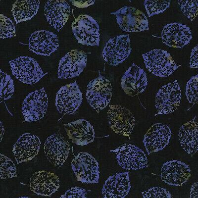 Bali Fabrics Black Grape Leaves
