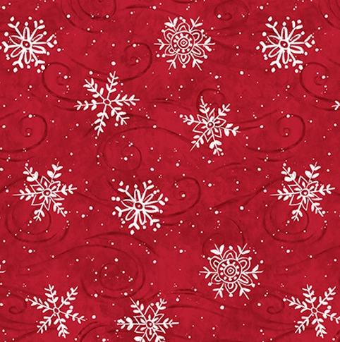 Feeling Frosty - Snowflakes RED