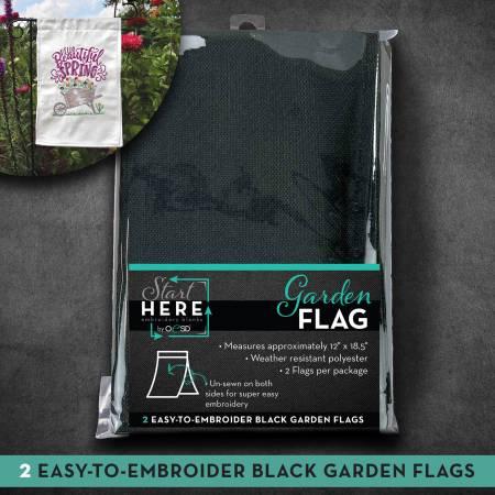 Garden Flag - Black