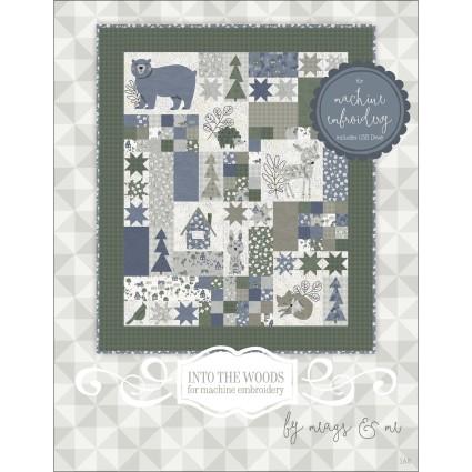 Into the Woods - Machine Embroidery Quilt USB