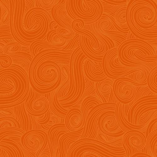 Just Color Swirls Orange