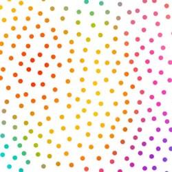 Kaleidoscope - Ombre Dots WHITE