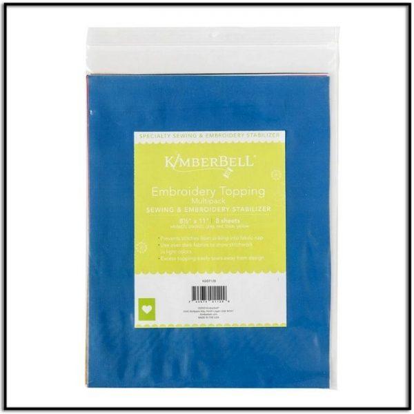 KimberBell Embroidery Topping 8 Sheets Multipack