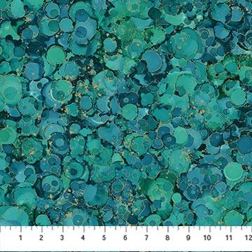 Midas Touch -  Bubble Texture Teal