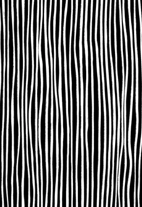 Nitty Grittie - Sketch Stripe Black